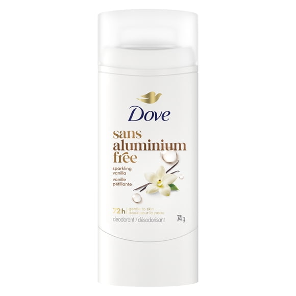 Désodorisant en vaporisateur Dove Vanille pétillante Sans aluminium, 74g