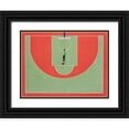 thumbnail image 1 of Polischuk, Ekaterina 14x12 Black Ornate Wood Framed with Double Matting Museum Art Print Titled - Shadow Basketball, 1 of 4