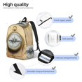 thumbnail image 3 of Rocae Magnetic Old Compass On World Map for Canvas College Laptop Backpack for Men Women -Medium, 3 of 5