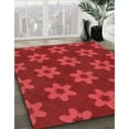 thumbnail image 2 of Ahgly Company Indoor Rectangle Patterned Red Area Rugs, 7' x 9', 2 of 6