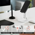 thumbnail image 4 of PAYOHTO Phone Stand for Desk Cute Mummy Halloween Circular Bottom Rotates Adjustable Foldable 360° Rotation Charging Port Anti Slip for Video Calls Work, 4 of 7
