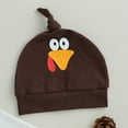 thumbnail image 4 of Okbabeha My First Thanksgiving Outfits Baby Boy Turkey Onesie Long Sleeve Romper+Turkey Pants Hat Newborn Infant Fall Clothes, 4 of 8