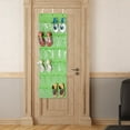thumbnail image 3 of Dream Lifestyle Over The Door Shoe Organizer,Space Saver 24 Pockets Hanging Rack with 3 Metal Door Hooks, Breathable Mesh Back with Transparent PVC Pockets for Closet Kitchen Bedroom Living Room, 3 of 8