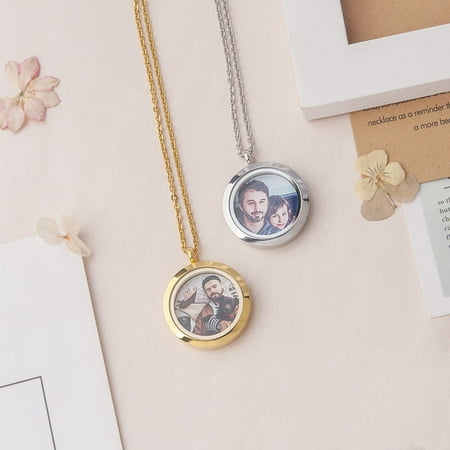 Pet Photo Necklace - Locket Necklace With Photo - Locket Necklace Personalized - Pet Memorial Jewelry - Christmas Gift for Pet Lover