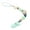 Green, variant on SPRING PARK 3pcs Cute Silicone Beads Dummy Pacifier Clip Holder Soother Chain Baby Teething Toys