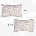thumbnail image 2 of Daiia Floral Bedding Waterproof Pillow Protector Zippered Queen – Bed Bug Proof Pillow Encasement-16"x24", 2 of 6