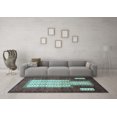 thumbnail image 3 of Ahgly Company Indoor Rectangle Persian Light Blue Traditional Area Rugs, 4' x 6', 3 of 4