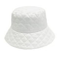 thumbnail image 4 of Sharplace Winter Bucket Hat Basin Hat Trendy Filled Casual Thick Comfortable Headwear Warm Hat Fisherman Hat for Girls Men Women Adults White, 4 of 9