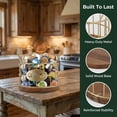 thumbnail image 5 of Coffee Pods Holder for Countertop, K Cup Holder Organizer, Sturdy Kcup Storage Basket with Wooden Base , Pod Container For Kitchen Bar Counter Office Desktop (Gold), 5 of 6