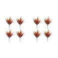 thumbnail image 4 of Kearding 4 paquetes/lote de arbustos de plantas falsas respetuosos con el medio ambiente para decoraciones de interior y exterior color de color otoñal 2piezas, 4 of 6