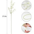 thumbnail image 5 of Artificial Orchids Silk Flowers,10 PCS (Each 37'') White Orchids Artificial Flowers Fake Orchid Long Stem Artificial Flowers Fake Silk Flowers for Indoor Outdoor Wedding Home Office Decoration(White), 5 of 5