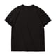 thumbnail image 2 of Camisa Elvqul para Caballero Manga Corta Casual Liso Algodón Deportivas Cuello Redondo Negro, 2 of 3