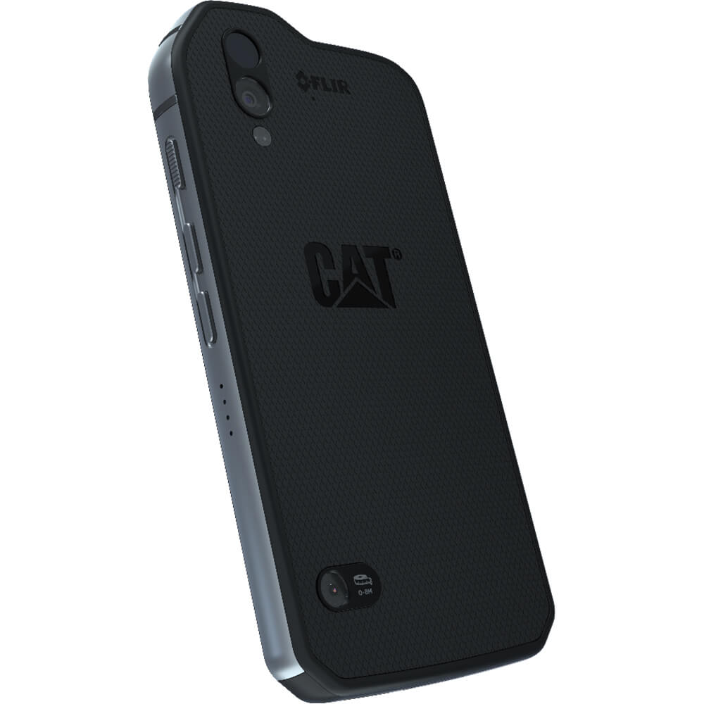 CAT S61 - Smartphone - dual-SIM - 4G LTE - 64 GB - microSD slot - 5.2" - 1920 x 1080 pixels - IPS - RAM 4 GB (8 MP front camera) - 2x rear cameras - Android - image 3 of 4