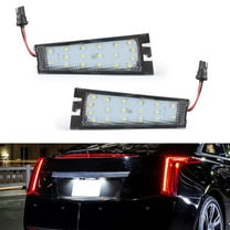 1Pair White LED License Plate Lamps For Cadillac CTS Sedan 2008-2010 New