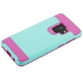 thumbnail image 4 of For Samsung Galaxy S9 - Phone Case Shockproof Hybrid Rubber Rugged Case Cover Brushed Teal Green Electric Pink, 4 of 4