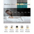 thumbnail image 6 of Fsddascl Aqua Wooden Blackout Curtains for Bedroom/Living Room, Thermal Insulated Kitchen Curtains, Grey Stripe Gradient Country Rustic Grain Grommet Darkening Window Treatment Drapes 52"x84"x2, 6 of 8