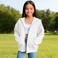thumbnail image 2 of Teen Girls Boys Kids Hoodies Zip up Long Sleeve Hooded Sweatshirt Pullover with Pockets Trendy Clothing for Girls Boys, 2 of 6