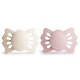 thumbnail image 2 of Chupete FRIGG Lucky SilkySoft de silicona 0-6 meses crema, 2 of 9