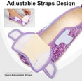 thumbnail image 3 of Leisfit Womens Slippers Wide Diabetic Shoes for Women Adjustable Swollen Feet Outdoor Indoor Walking Shoes, 3 of 6