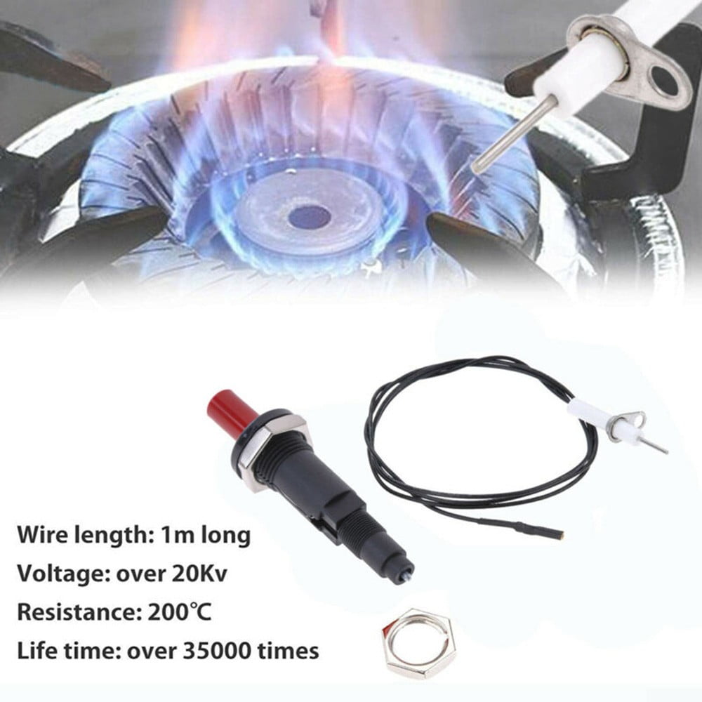 Universal-Piezo Spark Ignition Push Button Igniter Fireplace Stove Gas Grill BBQ