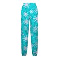 thumbnail image 4 of WXLWZYWL Women Merry Christmas Sweatpants Drawstring Jogger Snowflake Fun Print Elastic Waist Casual Trousers Warm Comfy Pants with Pockets, 4 of 5