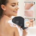 thumbnail image 5 of HOMEIORA 2PCS Exfoliating Glove Body Scrubber - Exfoliating Mitt Dead Skin Remover, Shower Face and Body Exfoliator - Korean Style Skin Scrubber Washcloth - Spray and Self Tan Remover, Black, 5 of 8