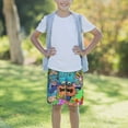 thumbnail image 6 of Game My Singing Monsters Boy's Board Shorts Teen Swim Trunks Drawstring Quick Dry Beach Shorts Summer Swimsuits with Mesh Lining and Pockets, 6 of 8