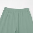 thumbnail image 6 of Women's Plus Size Capri Pants Summer Casual Cotton Linen Cropped Lounge Pants Elastic Waist, 6 of 9