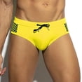 thumbnail image 1 of Kakii Men's Quick Dry Swim Briefs Bikini Swimsuit Board Shorts with Adjustable Drawstring, 1 of 7
