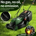 thumbnail image 3 of Topbuy 13” 12A Corded Electric Push Walk-Behind Lawn Mower, 2-in-1 Mowing Versatility, 3 of 7