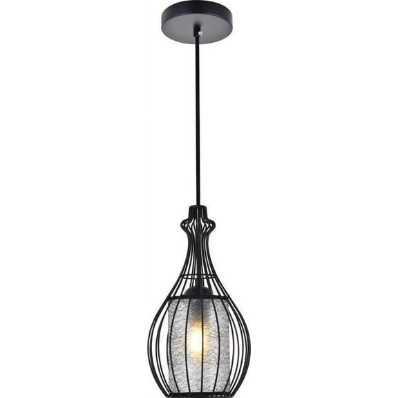 MIYA Pendant 1-Light Black Iron Bronze Medium E26 Standard E28 40W 100W