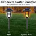 thumbnail image 4 of Lámpara de llama para césped solar LED para exteriores, jardín, patio, paisaje, iluminación dinámica, decoración ligera, S Guardurnaity HA001455-02B, 4 of 7