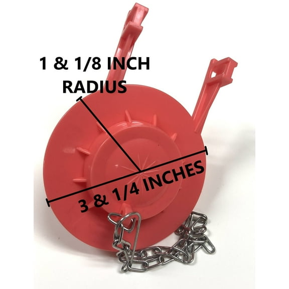 2-Inch Universal Toilet Flapper – Durable Rubber Silicone Replacement by Nuflush