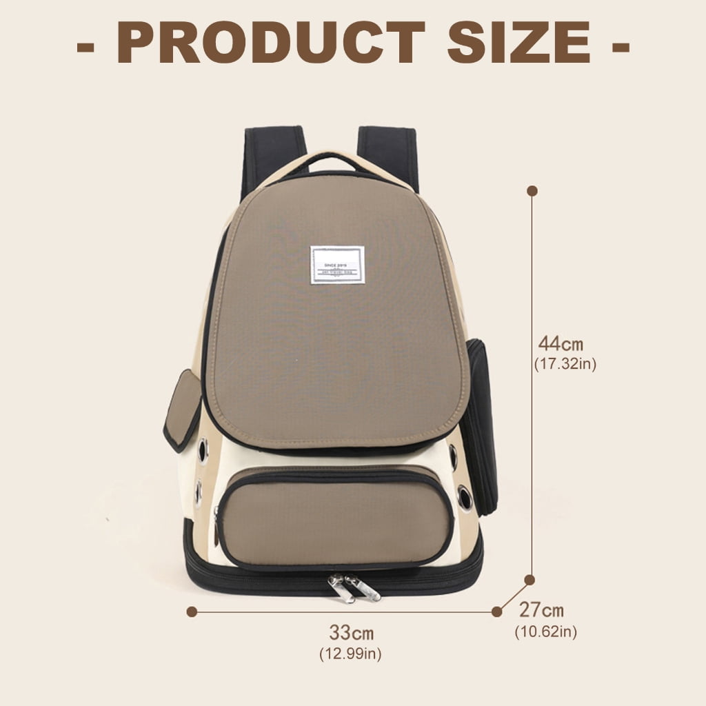 PatungKu Light Weight Breathable Pet Carrying Backpack for Small Dogs Cats Daily Travel