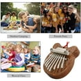 thumbnail image 6 of 8 Key Mini Kalimba High Quality exquisite Finger Thumb Piano Marimba Musical good accessory Pendant Gift, 6 of 6