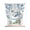 Cobalt, Blue, Off-White, variant on Blue Starfish Coastal Tie Up Curtains for Kitchen Windows,Adjustable Rod Pocket Valance 45 Inch Short, Nautical Summer Beach Shell Coral Window Treatment Balloon Roman Blind Shade, 42" x 45"
