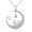H-White, variant on Cat Necklace for Women Men 925 Sterling Silver Cat Pendant Necklace
