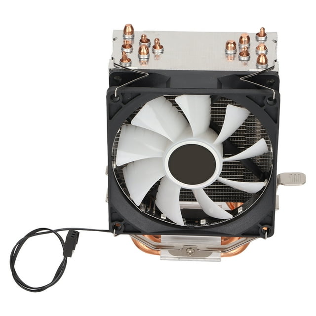 CPU Fan, Silent Excellent Heat Dissipation Precise Airflow CPU Cooling Fan for for LGA775 for LGA 1155 Single Fan,Double Fan