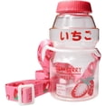 thumbnail image 1 of Botella de agua de jugo de fruta de plástico Botella de coctelera de dibujos animados de leche roja Jormftte WMSS-98-3, 1 of 6