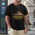 thumbnail image 4 of Midnight Hammer Energetic Men's Cotton Short Sleeve HD Print Tee for Casual T-Shirt Crew Neck Top Black L, 4 of 7
