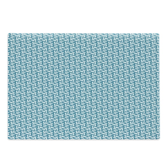 Abstract Cutting Board, Creative Monochromatic Pattern with Grunge Triangular Shapes, Decorative Tempered Glass Cutting and Serving Board, in 3 Sizes, by Ambesonne