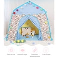 thumbnail image 6 of Play Tent Princess Castle Play Tent Oxford Fabric Large Fairy Playhouse with Carry Bag for Boys & Girls Indoor Outdoor, 6 of 7