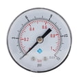 thumbnail image 1 of Manómetro axial de 0-60 psi/0-4 bar, carcasa de hierro inoxidable, montaje inferior 1/4" BSPT, manómetro de aire Manómetro de agua Manómetro hidráulico Manómetro de aceite, 1 of 1