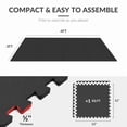 thumbnail image 3 of BalanceFrom EVA Foam Interlocking Floor Tiles, 63 × 63 cm, 1/2" 3/4" or 1" Thick, Anti-Slip Textured Mats in Multiple Colors, 6/12/24/36 Pack for Home Gym and Play Areas, 3 of 7