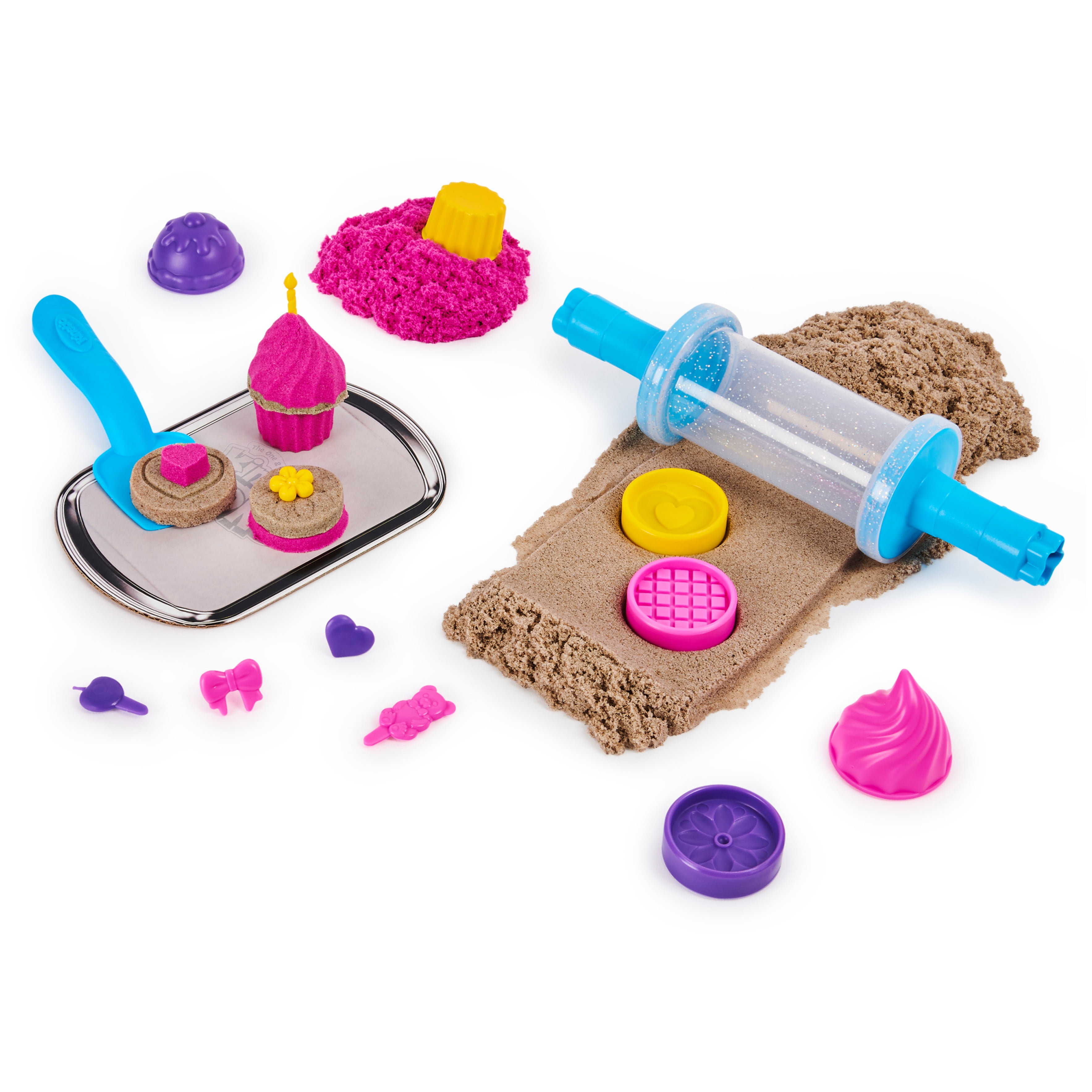 Spin Master - Kinetic Sand, Bake Shoppe Playset with 1lb of Kinetic Sa