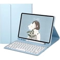thumbnail image 1 of Galaxy Tab A7 10.4"" Keyboard Cover 2020 Model Sm-t500/t505/t507 Magnetic Detachable Bt Keyboard Ultra-thin Slim Round Keys Smart Wireless Keyboard (g, 1 of 5