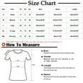 thumbnail image 3 of Womens Blouses Dressy Short Ruffle Sleeve Round Neck Tops Casual Loose Fit Solid Color Trendy Pullover Basic Stripe Textured Tshirts Shirts, 3 of 4