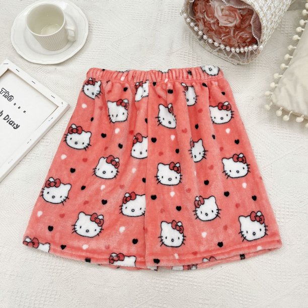 Pantalones cortos deportivos informales KT cat de comercio exterior, franela suave y cerosa, novedad de verano para mujer, cintura elástica, cintura alta, hogar