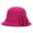 Rose Red, variant on Ayyufe Women Retro Flower Bowler Hat Solid Color Cap for Party Prom Cocktail Travel