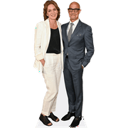 Felicity Blunt And Stanley Tucci (Duo 1) Mini Celebrity Cutout Standee